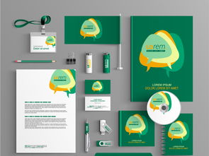 绿色VI手册素材设计
